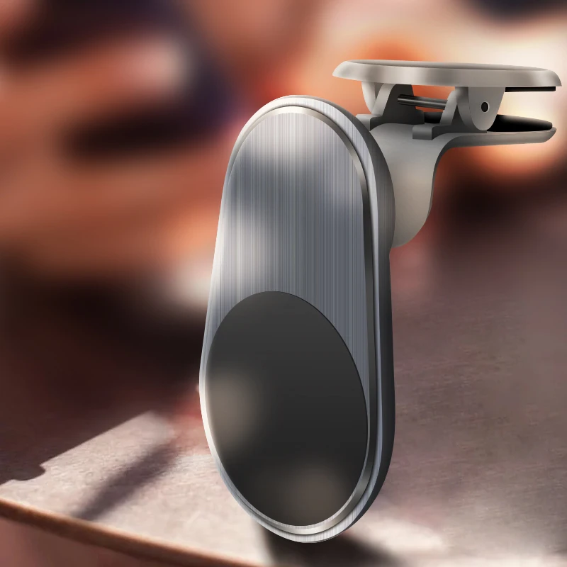 Металлический магнитный автомобильный держатель для телефона мини-держатель с
