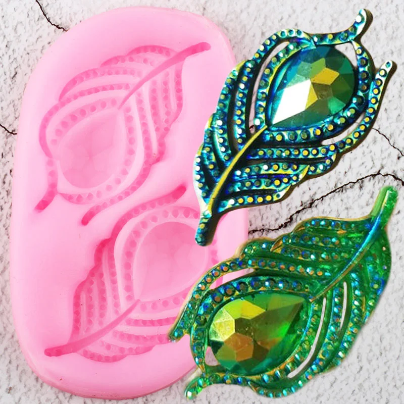 3D силиконовые формы в виде павлиньих перьев для кексов | Дом и сад