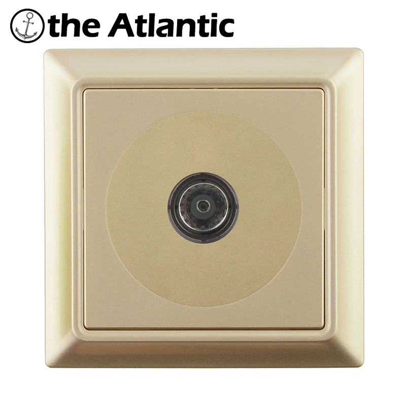 Atlectric RJ45 ТВ двойной порт розетка телевизионный компьютер Интернет передачи