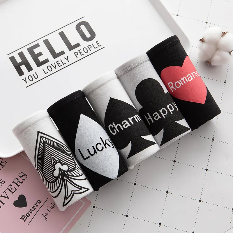 Горячее предложение 5 пар женские трусы хлопковое женское нижнее белье