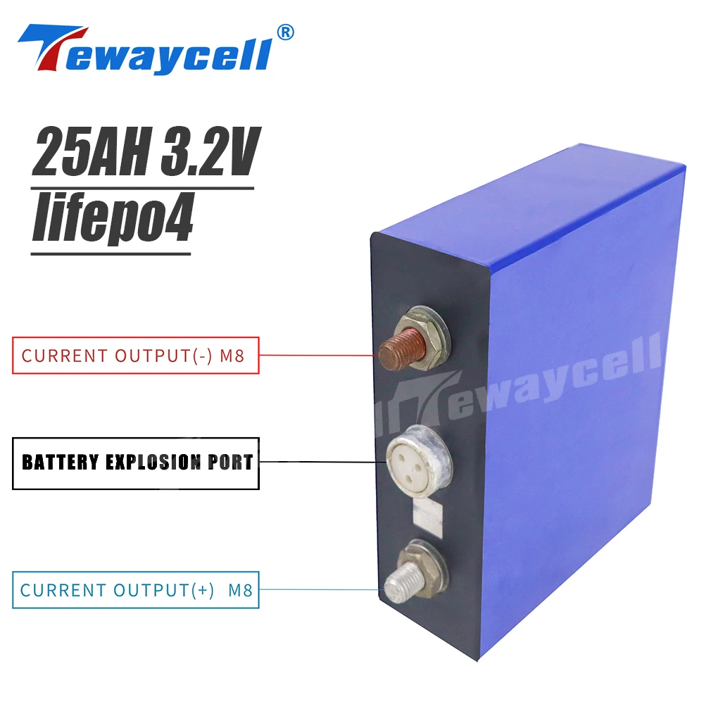 25Ah Lifepo4 5C Батарея 3 2 V аккумулятор литий железо фосфатных аккумуляторов и