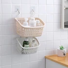 Полые корзины для хранения для ванной, Женская корзина для ванной, портативная корзина для мытья с цветочной сеткой, отделка для семейной одежды