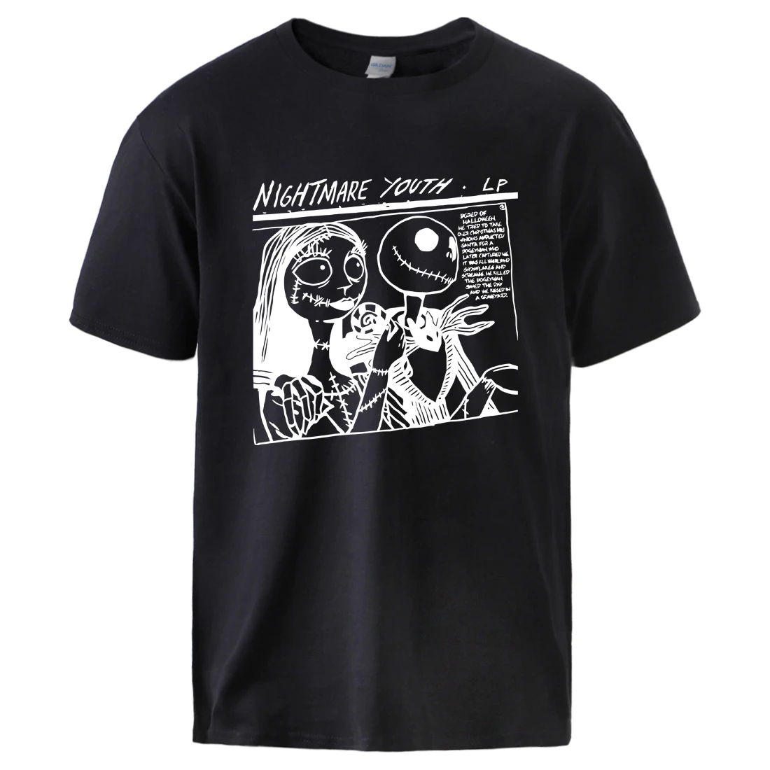 

Nightmare Youth Anime Cartoon T shirts Man Cotton Tee 2021 Male Spring Summer Vintage Short Sleeve Tops Tees Retro Tee Top
