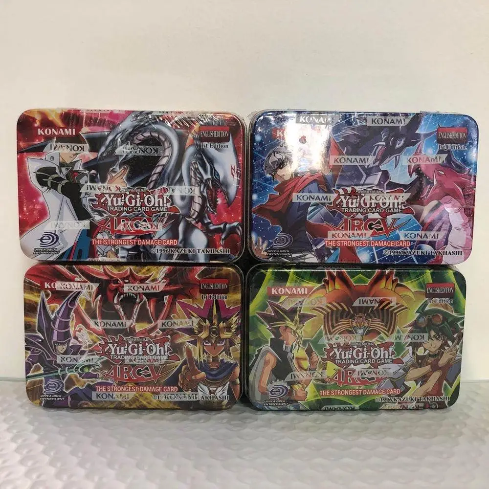 

Yu Gi Oh 41pcs/set Games Not repeating Anime Style Cards Game Collection Cards with Toys kids Christmas Gifts With Metal Box