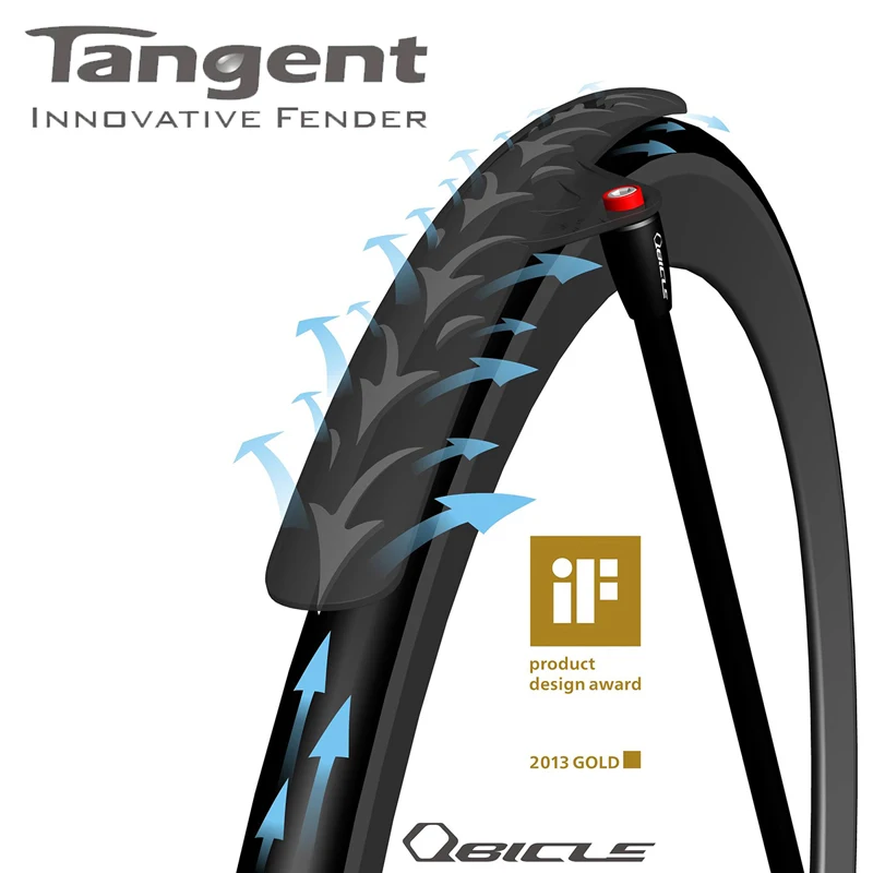 Tai wan Qbicle Tangent fender для горных велосипедов дорожных 20 &quot406 451 складные велосипеды