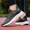 Baasploa 2021 New Men Knit Casual Walking Shoes  Breathable Trendy Sneakers Original Light Shock Absorption Male Tennis Shoe 5