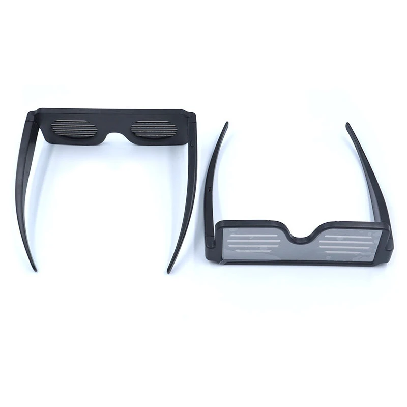 

USB Charging Luminous Glasses 8 Animation Programmable DIY Custom Pattern LED Luminous Glasses for Bars and Nightclubs Cool Toys