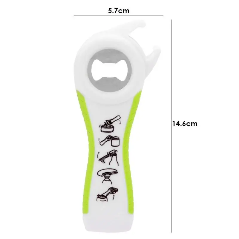 2 шт открывалка для бутылок многофункциональная нержавеющая сталь пластик 4/5 в 1