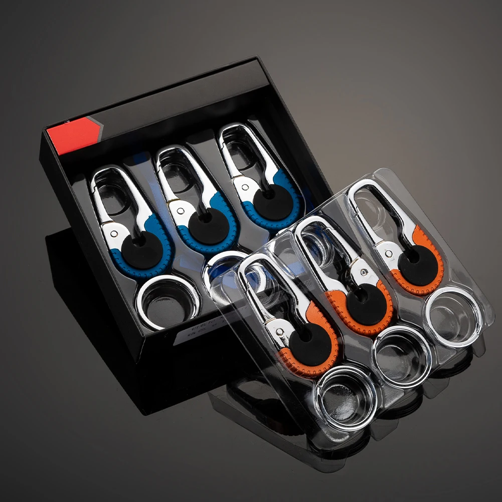 

2.2*6.2cm Car Keychain Steel Buckle Outdoor Carabiner Climbing Metal Keychain Casual for Camping Traveling Car Home Key Ring Kit