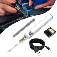 electric 8w 5v tin soldering iron solder iron usb charging soldering iron with regulator wired kit soldering stand