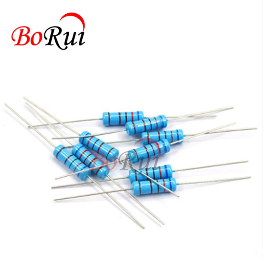 20шт 3Вт металлопленочный резистор 1% 1К 1,1К 1,2К 1,3К 1,5К 1,6К 1,8К 2К 2,2К 2,4К 2,7К 3К 3,3К 3,6К 3,9К ом.