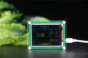 2.8  LCD Carbon dioxide detector CO2 tester Temperature humidity display S8-0053