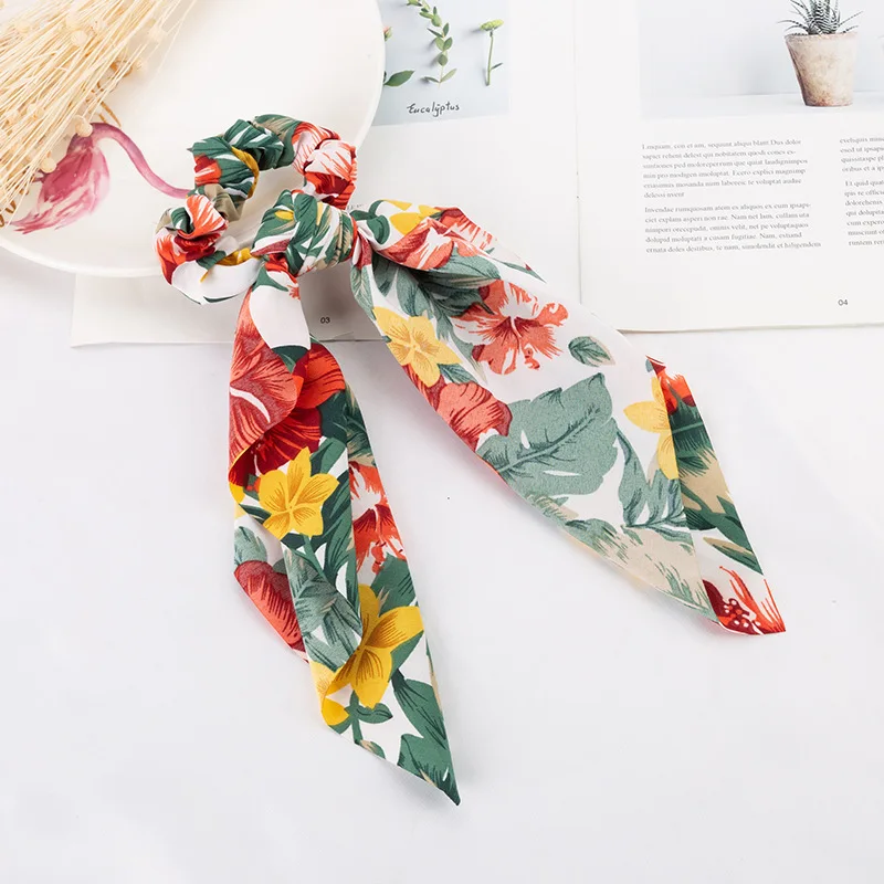 Новые женские резинки для волос желтые эластичные аксессуары девочек держатель