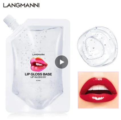 Прозрачный Гладкий Блеск для губ базового масла с антипригарным покрытием