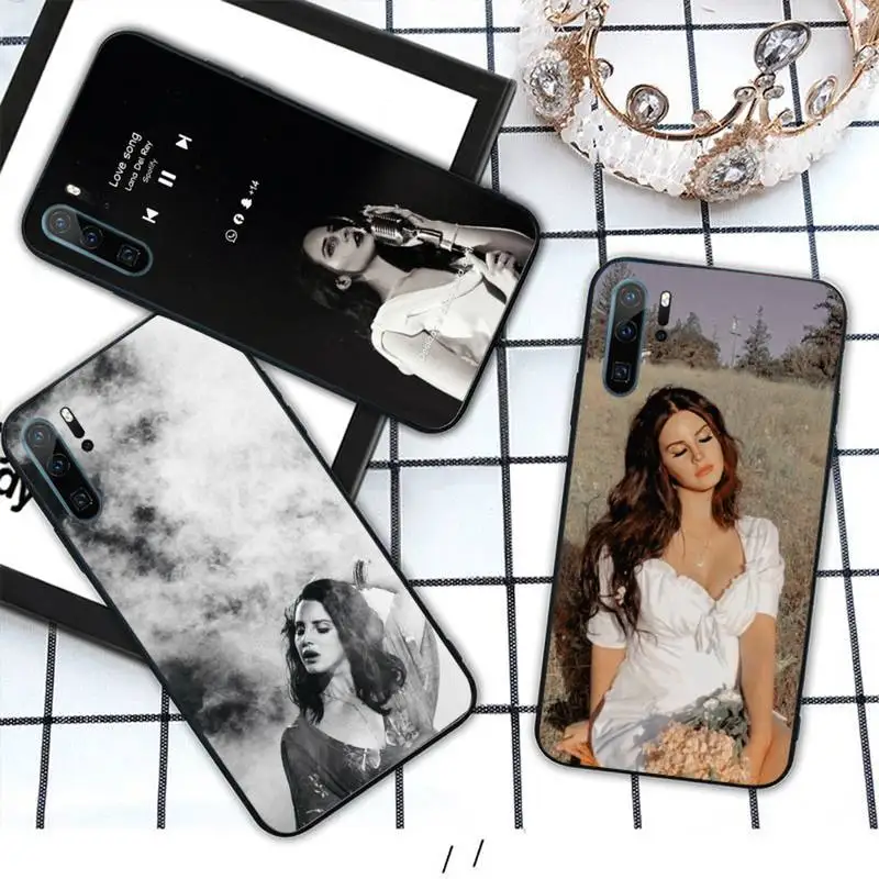 

Lana Del Rey singer Phone Case For Huawei honor Mate P 10 20 30 40 i 9 8 pro x Lite smart 2019 nova 5t
