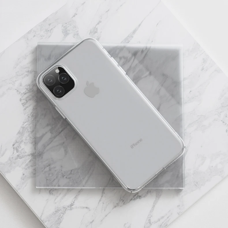 Прозрачный мягкий гибкий чехол из ТПУ для Apple iPhone 11 Pro Max X 8 7 6s 6 Plus 5 5S 5c SE 4 4S Ультра
