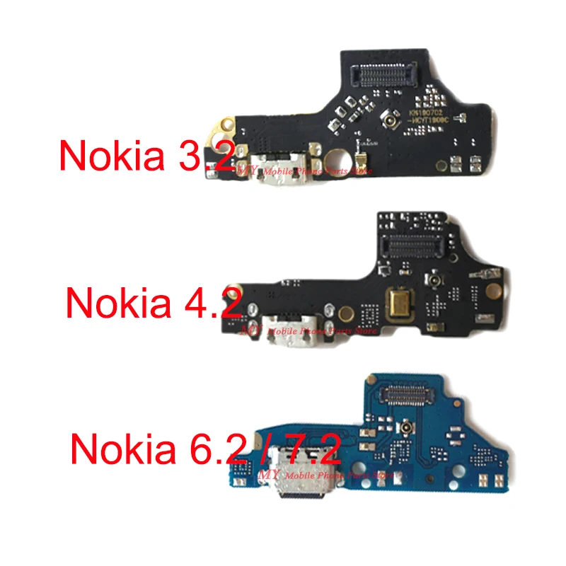 

Mirco USB зарядный док-порт плата гибкий кабель для Nokia 3,2 4,2 6,2 7,2 USB зарядный порт гибкий кабель запасные части для NK 3,2