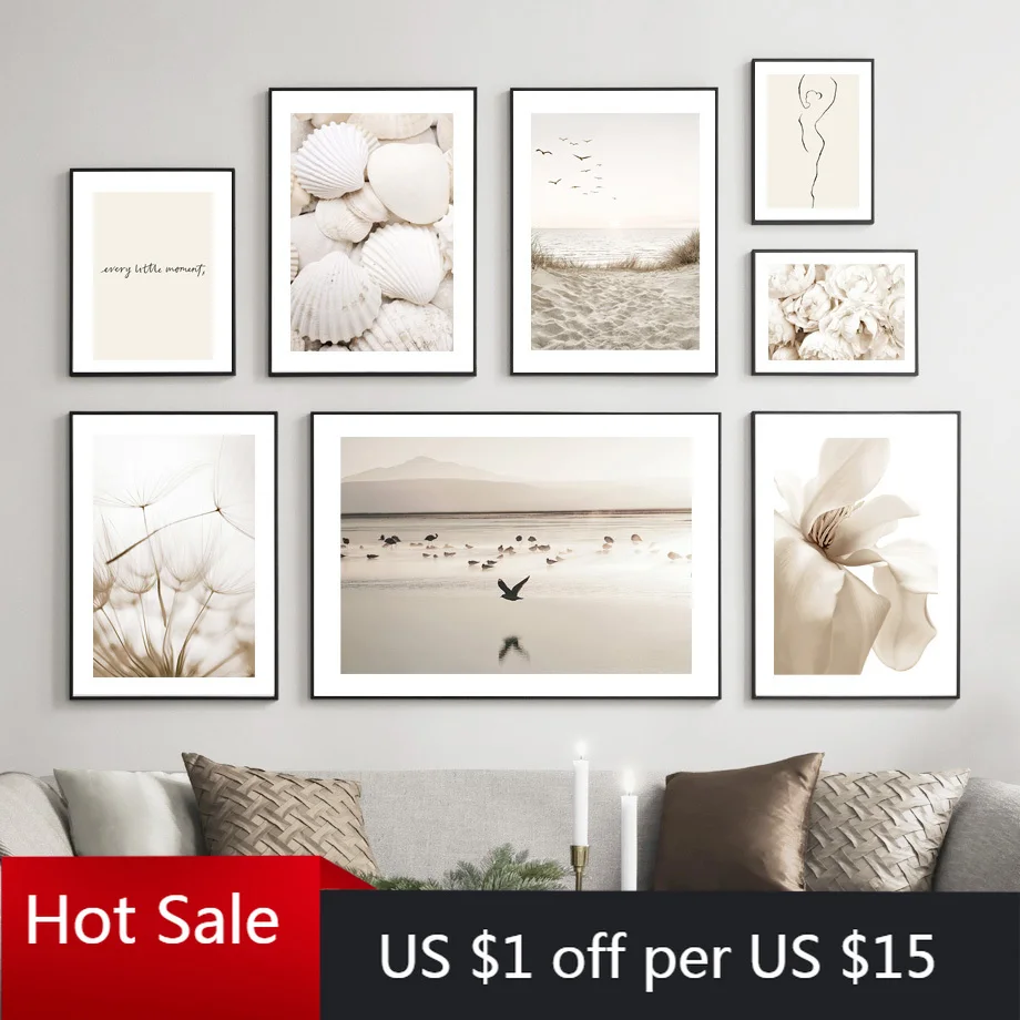 Белый корпус с цветочным мотивом принт в виде одуванчиков Картина на холсте из