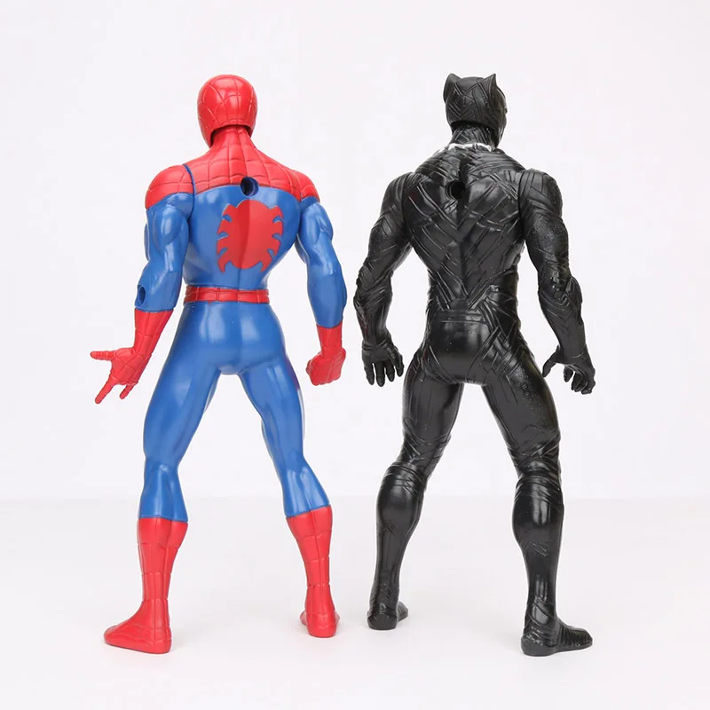 Классические 32,5 см игрушки Marvel Мстители 4 Человек-паук Черная пантера Железный человек Капитан Америка ПВХ Фигурки коллекционные куклы