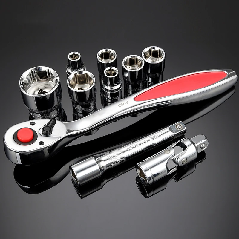 72 Зубы высокий крутящий момент быстрая набор гаечное ключа с изогнутой ручкой