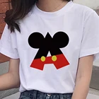 Женская футболка с коротким рукавом и принтом Микки Мауса