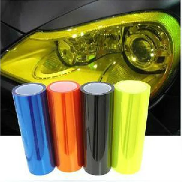 

Vehemo Black Film Car Light Film Cover Fog Light Film Waterproof Taillight Color Film Membrane Tint