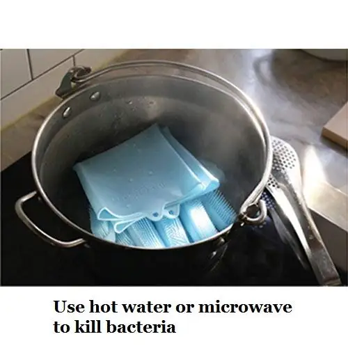 

Kitchen Pet Magic Silicone Dishwashing Gloves Cleaning Scrub Dishwashing Silicone Sponge Scrubbing Dishwashing Gloves