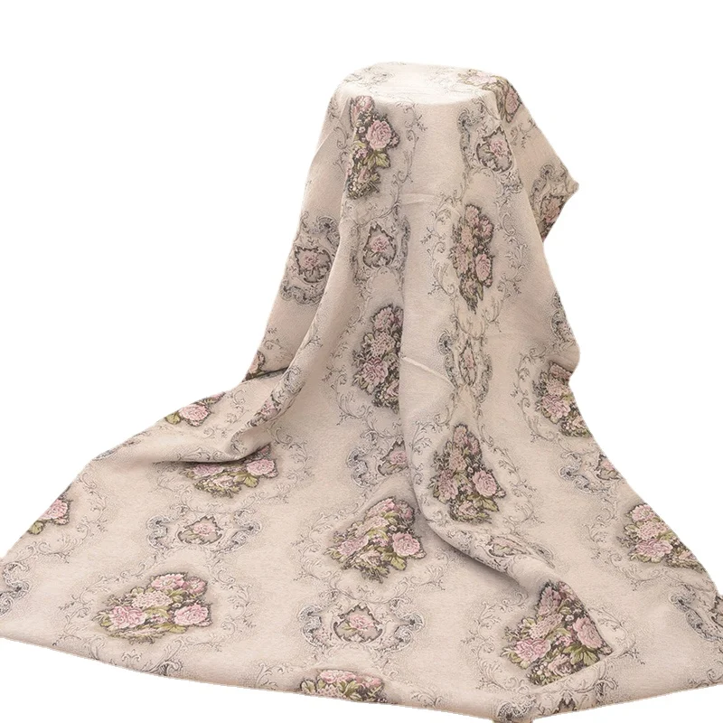 Ширина 110 дюйма жаккардовая Дамасская шениль обивка для дивана тканевая подушка