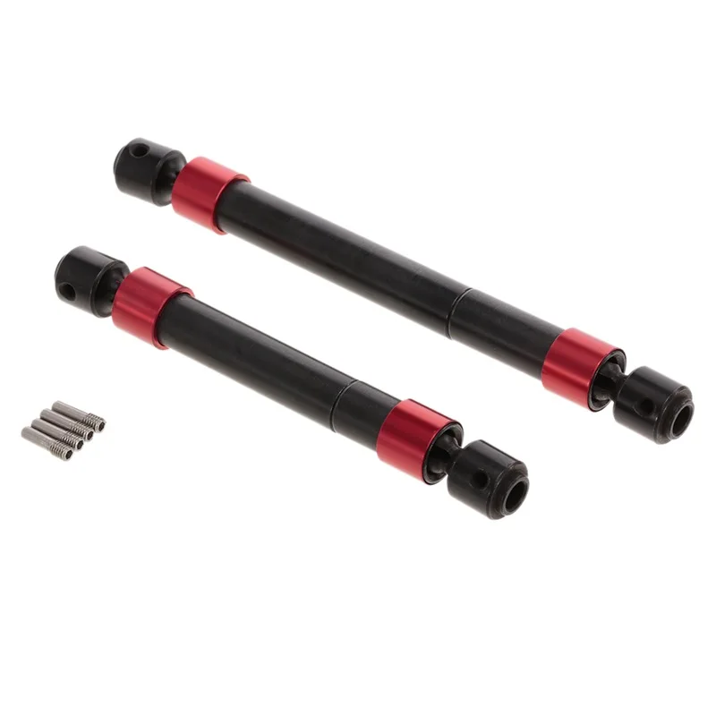 2Pcs Rc Car Front And Rear Metal Axle Cvd Drive Shaft For Traxxas Trx-4 Rock Crawler Monster Truck Parts | Игрушки и хобби