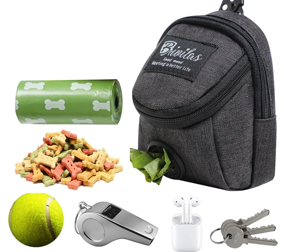 

Popular pet garbage bag storage bag dog excrement bag garbage bag distributor two pocket pet bag
