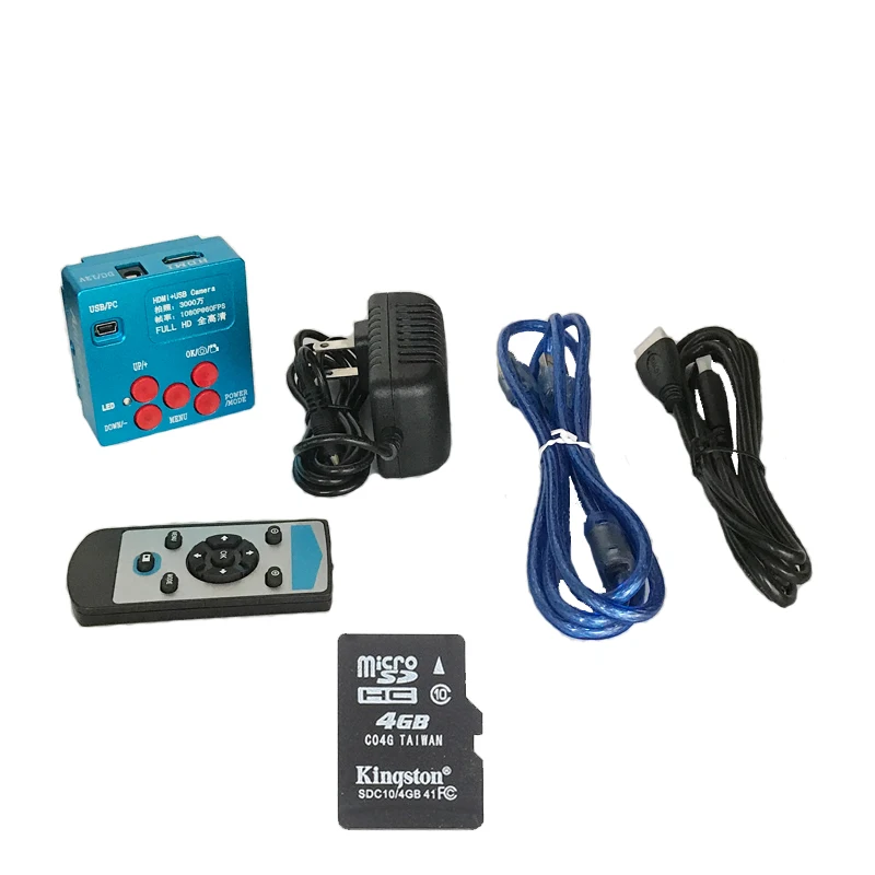 2019 SMT 30MP 1080P HDMI USB Цифровая видеокамера микроскоп камера 4 Гб TF карта памяти для