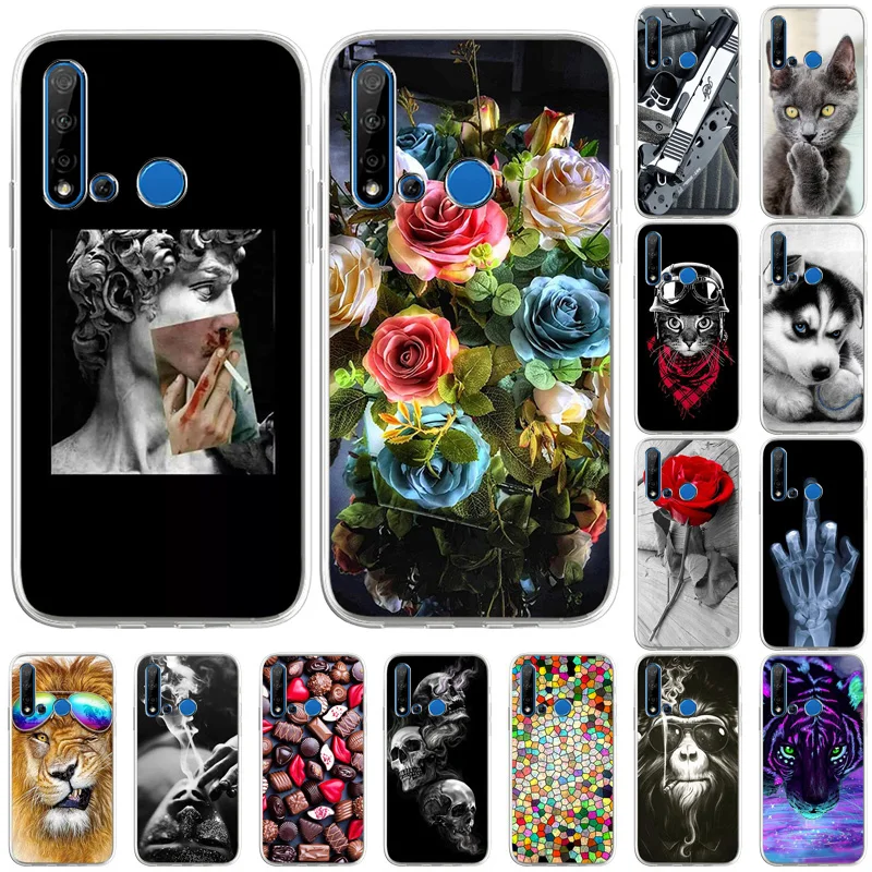 

Phone Case For Huawei P20 Lite Case Back Cover Silicone Soft TPU Coque For Huawei P20Lite 2019 Nova 5i Cases Fundas Bumper