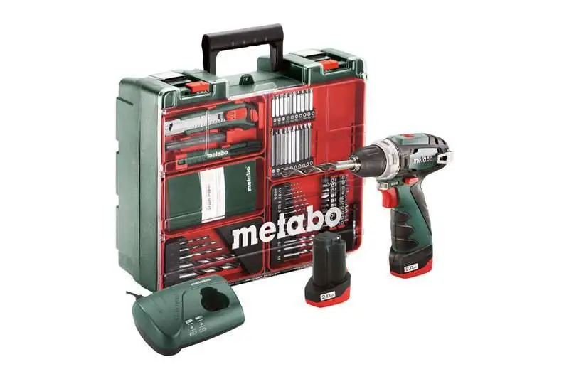 Винтоверт аккумуляторный PowerMaxx BS Basic Set 2х2.0Ач с наб.осн Metabo 600080880|Электрические