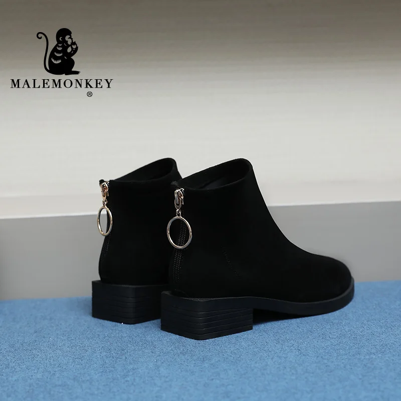 

2021 Winter Chelsea Boots Women Shoes Ankle Boots For Women England Vintage Female Women Shoes Botas Mujer Shoes Women 043308