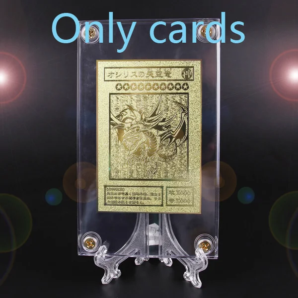 Yu Gi Oh японского аниме вокруг Золотой Карты крыло дракон гигантский солдат небо Дракон металлическая карта детская игрушка подарок - Цвет: TKL