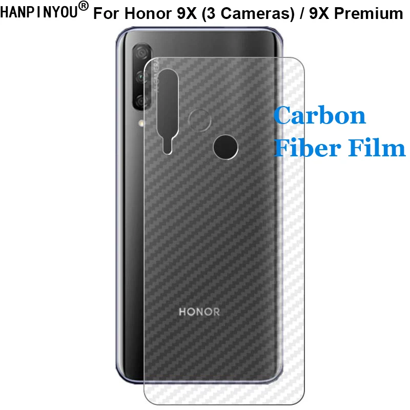 Прочная защитная пленка для экрана из углеродного волокна Huawei Honor 9X (3 камеры)/9X
