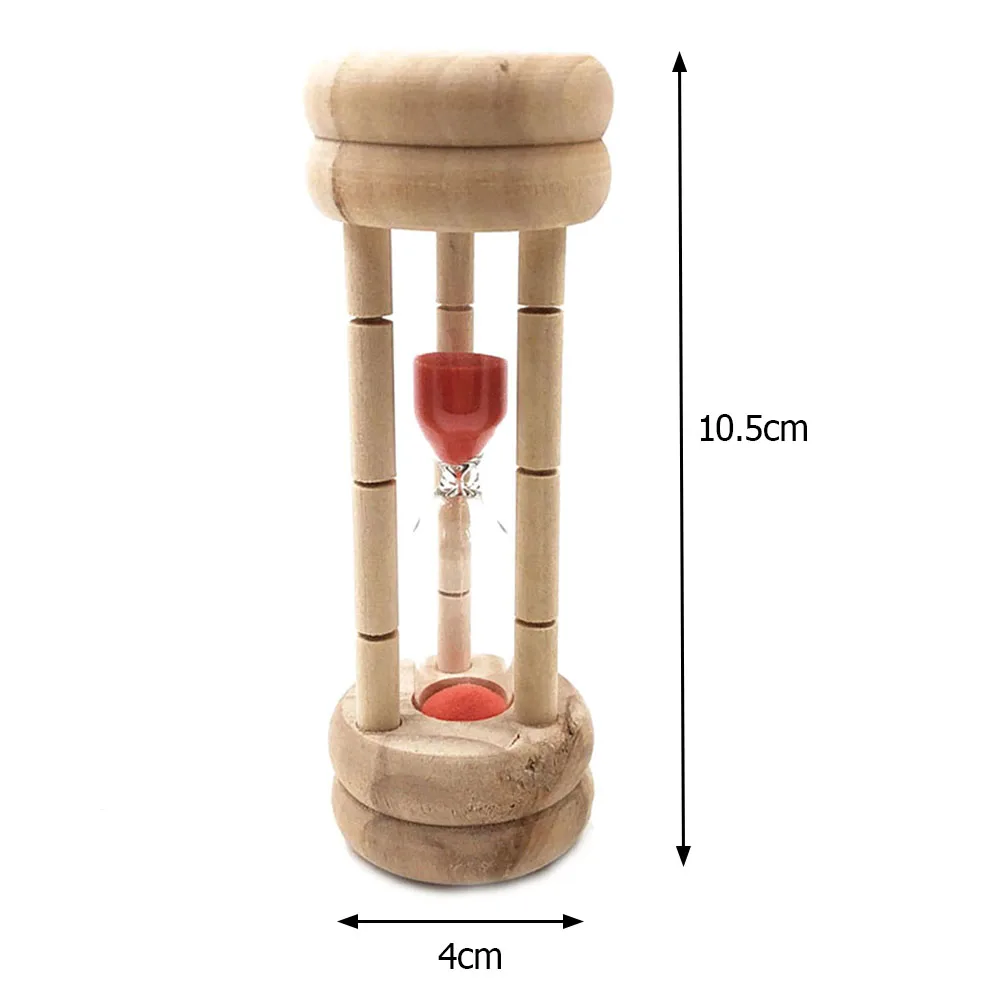 3min Wooden Hourglasses Children Teeth Brushing Timer Toys Home Decoration Craft Suppliers Interior Accessories | Дом и сад