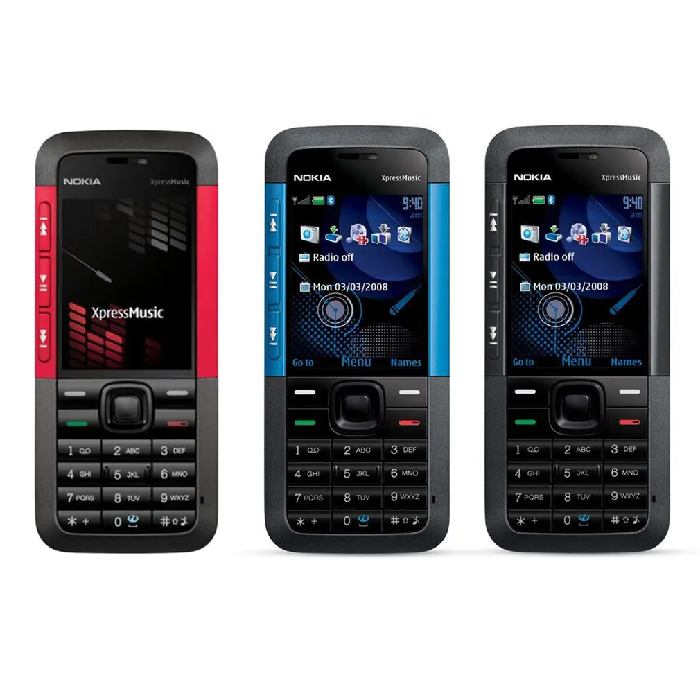 

Retread Machine Refurbished Original For Nokia 5310 Xpressmusic Unlocked 2.1 Inch Mobile Phone Cellphone