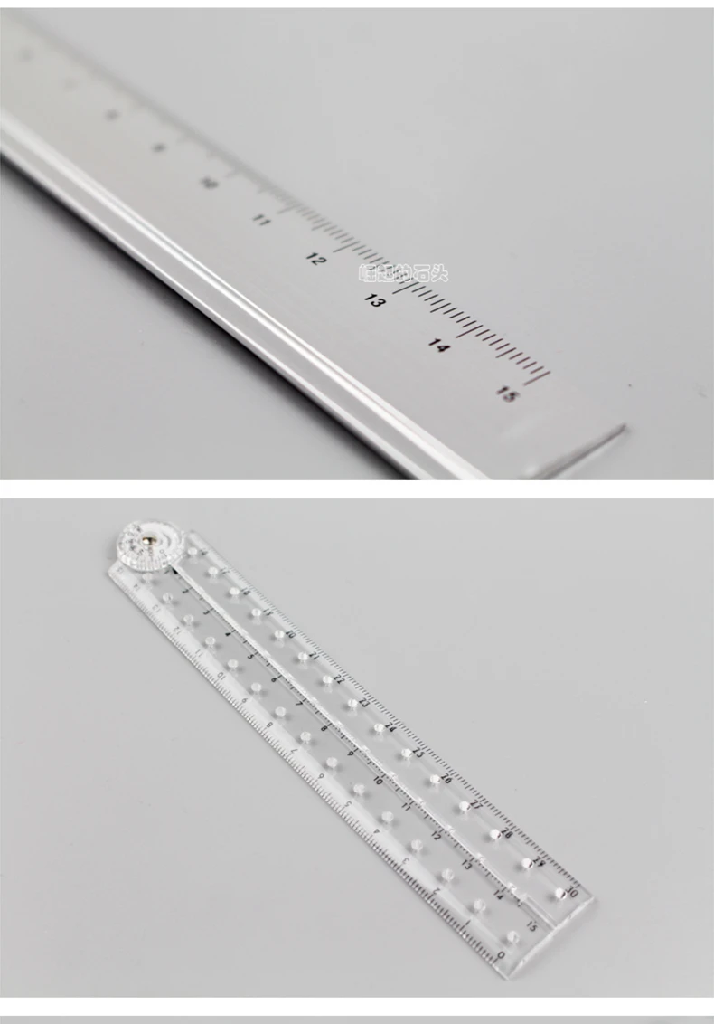 1 шт. MUJI 15 см ПРОСТАЯ ПРОЗРАЧНАЯ линейка пластиковая акриловая линейка, обучение писчая, для рисования канцелярские принадлежности для студентов