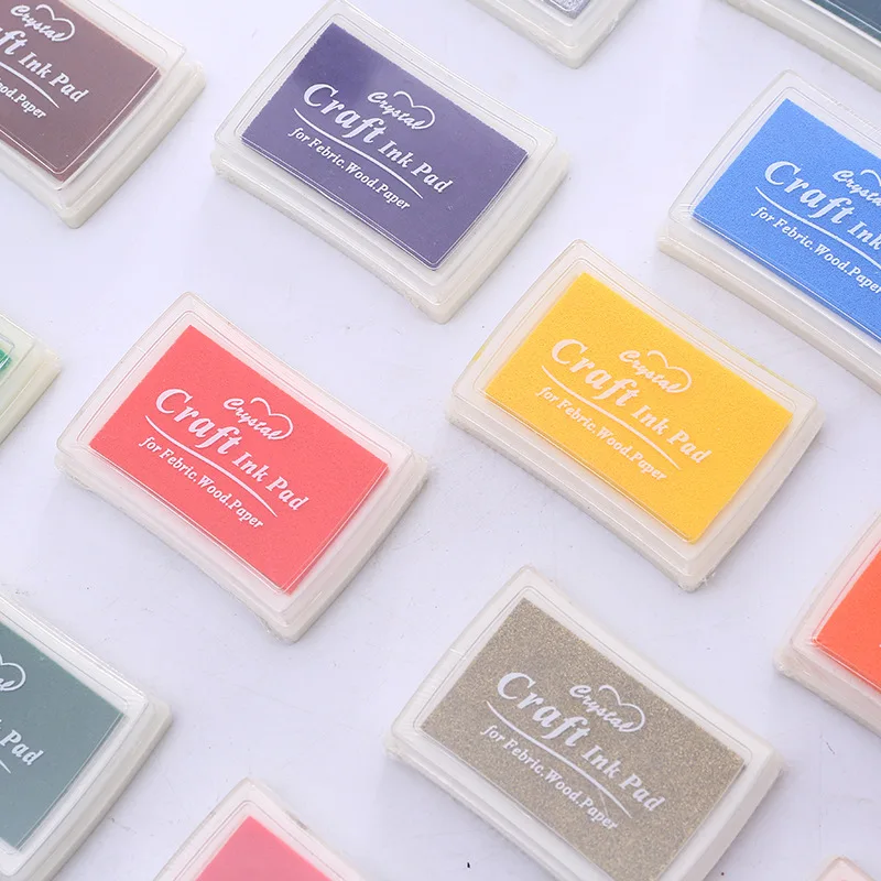 4 вида цветов DIY Скрапбукинг старинные ремесла штемпельная подушечка красочная