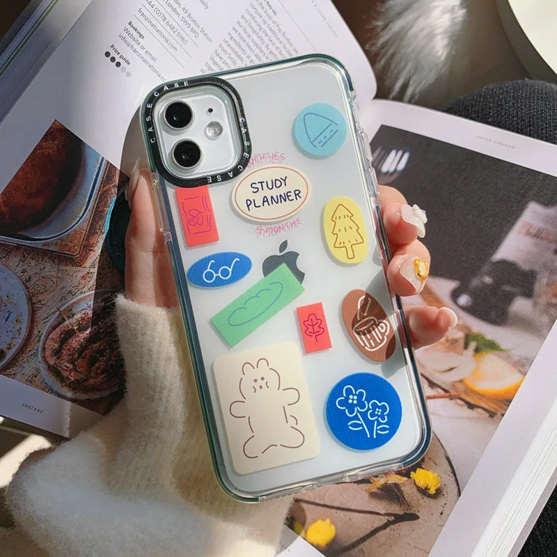 Ретро крутые пары художественные буквы геометрические этикетки простой чехол