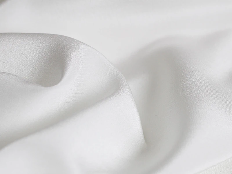 100cm*135cm white silk cotton fabric for wedding dress material crepe de chine | Дом и сад