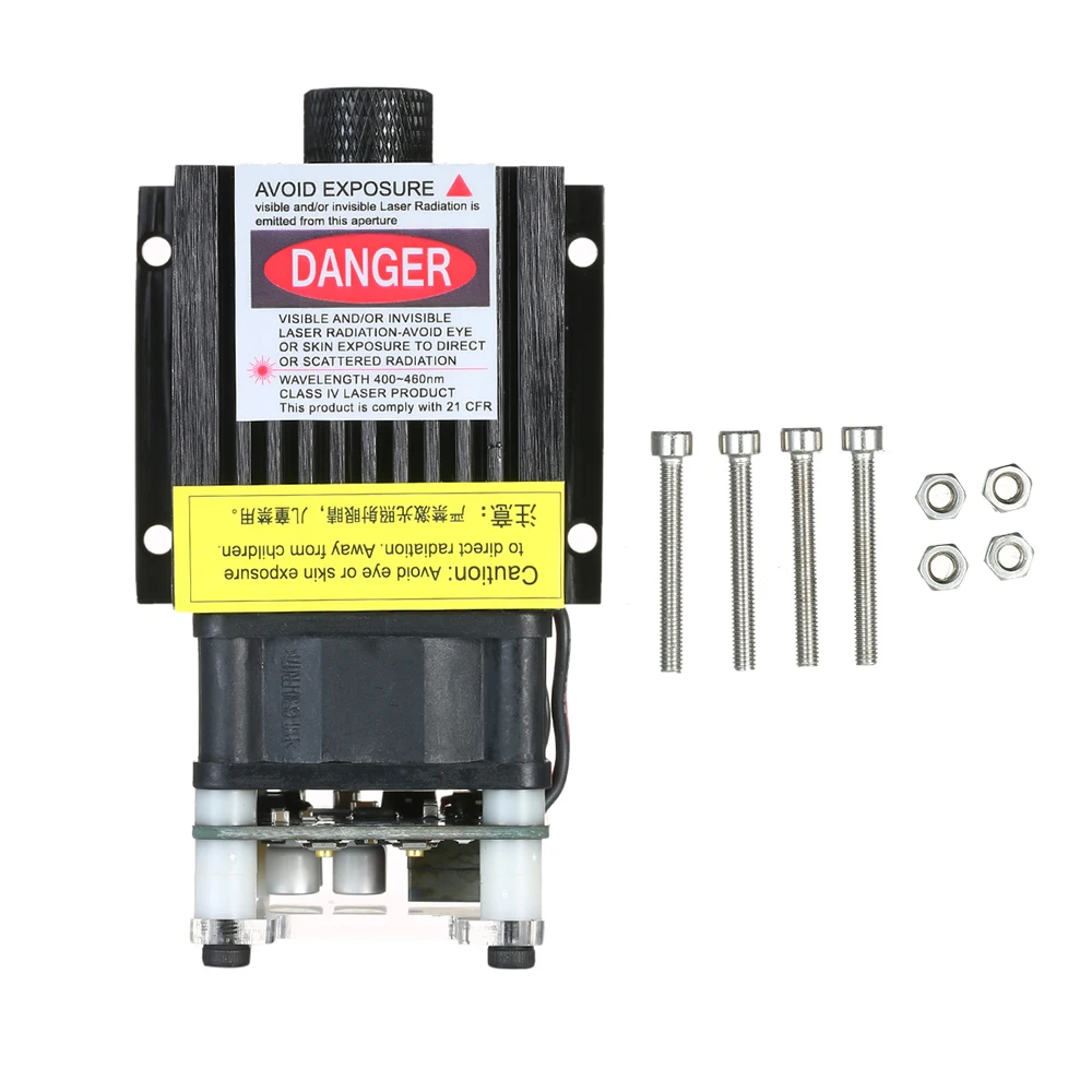 

5,5 W EleksMaker 405-445nm лазер формата Blue-Ray модуль 2,54-3P TTL/PWM Для DIY лазерная гравировка машина Режущий инструмент для дерева