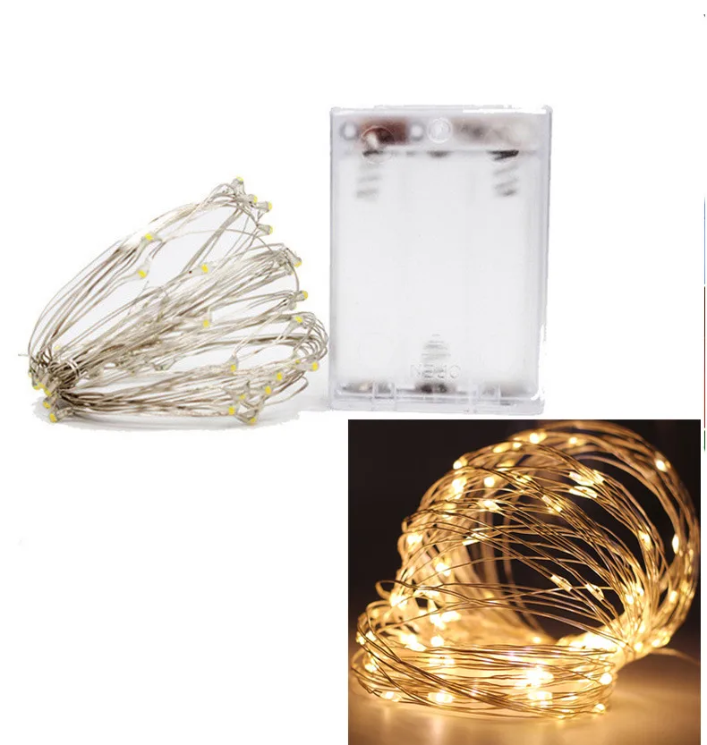 box warm Рождественские огни, наружное украшение, 10m100LED гирлянды, Новогодняя гирлянда Noel для свадебной вечеринки, рождественские украшения для дома. J - Цвет: box warm