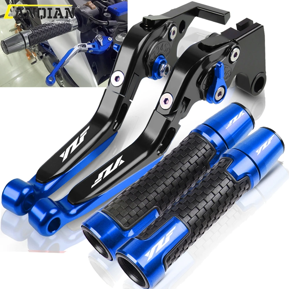 

For YAMAHA YZFR6 YZF R6 2017 2018 2019 2020 Motorcycle Accessories CNC Adjustable Brake Clutch Lever Handlebar Handle Grips Ends