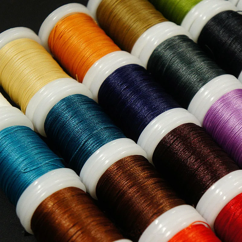 120 м Вощеная Полиэфирная нить 0 5 мм для кожи сделай сам вощеная веревка шнур Шитье