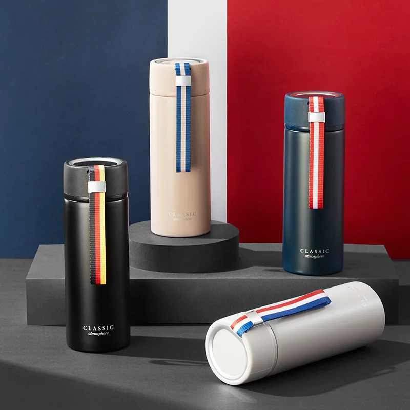 Качественная дорожная кружка 430 мл вакуумные фляжки термос из нержавеющей стали