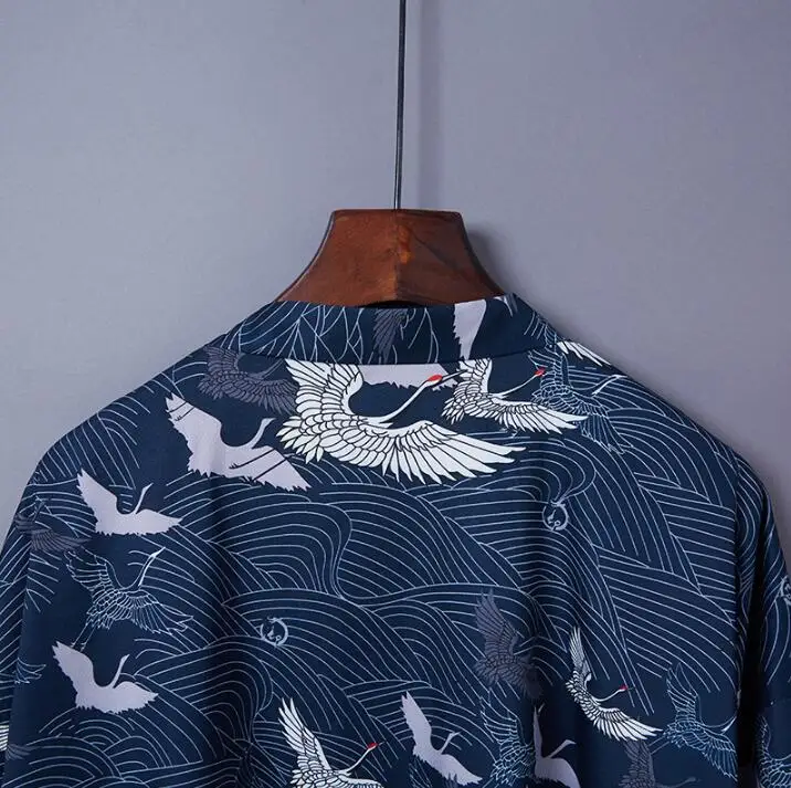 Весенние японские стили кимоно пара кардиган юката женщина мужчина свободный