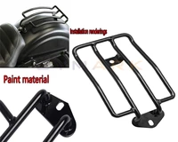black chrome rear mudguard luggage rack support rack for harley xl sportsters single seat 48 883 xl1200 2004 2019