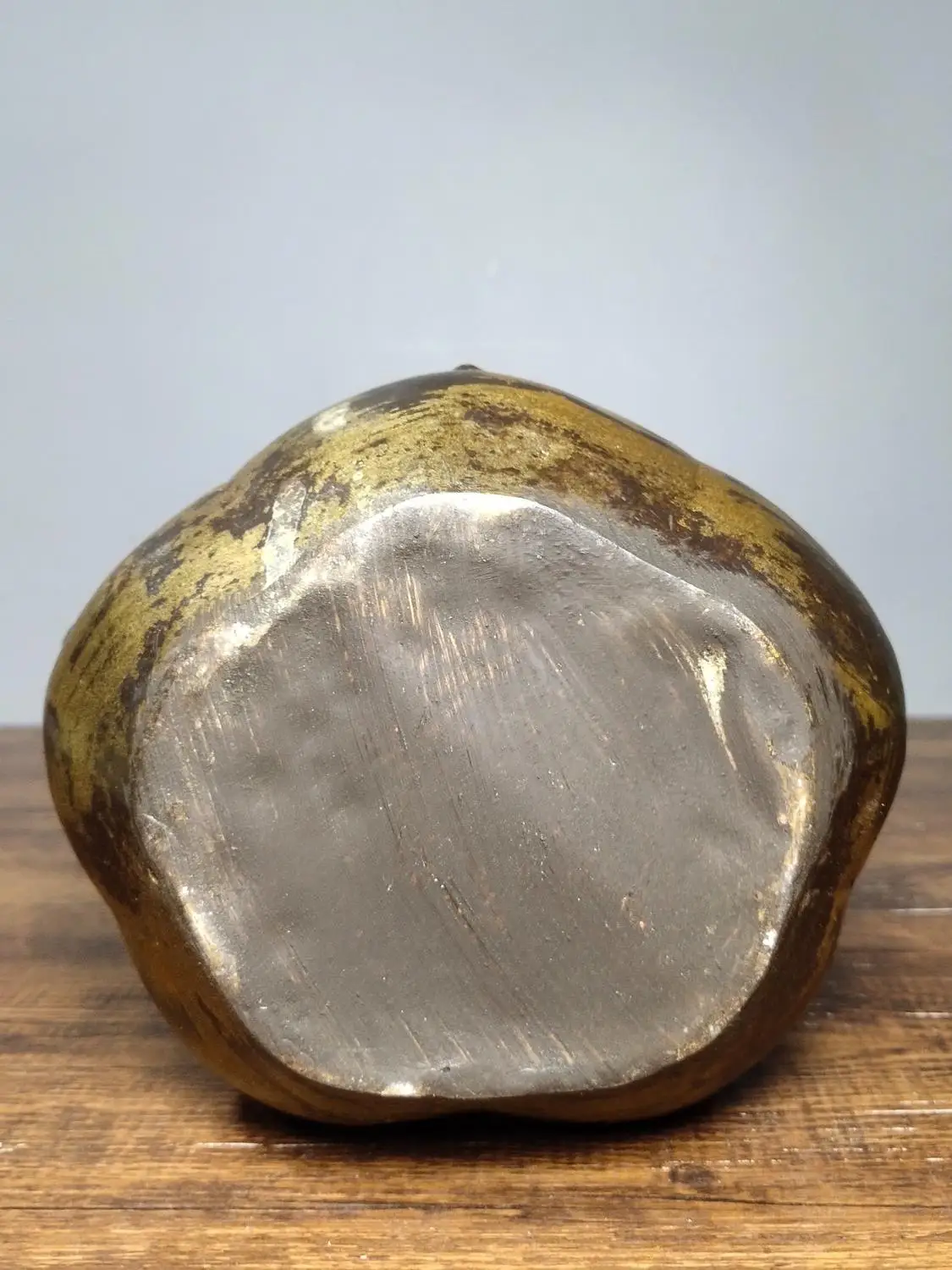 

Home Decor 10" Tibet Buddhism Temple Old Bronze Gilt Cinnabars Sitting Buddha Statue Amitabha statue Enshrine the Buddha